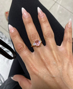 When I opened the box, I gasped. This ring feels like something passed down through generations — elegant, delicate, and beautifully timeless. Love it